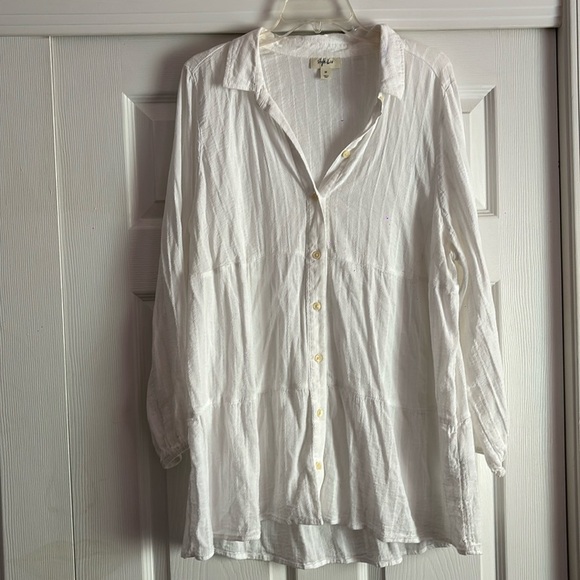 Style & Co White Flowy Blouse Size 2X - Picture 1 of 4